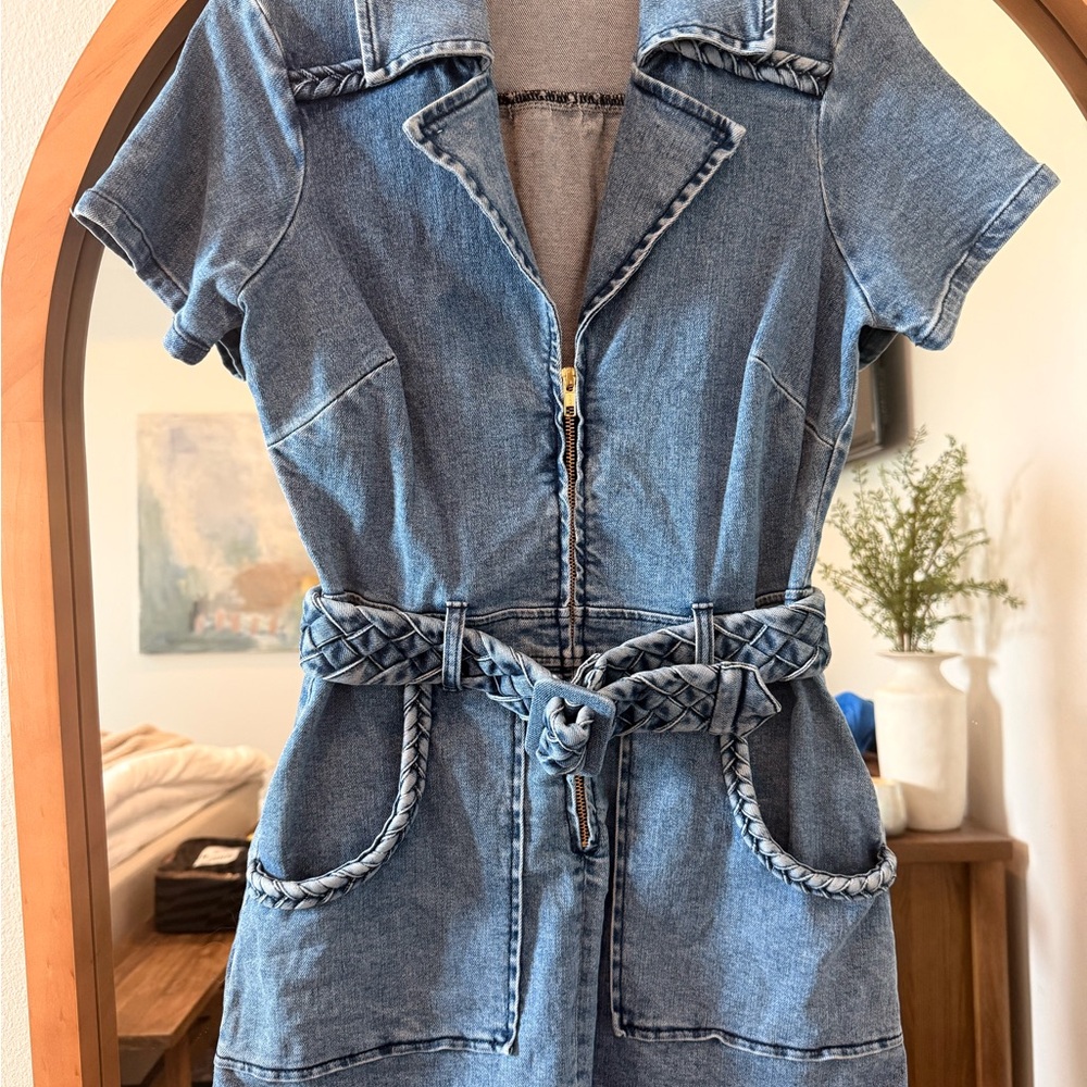 Show Me Your MuMu Denim Mini Dress